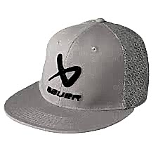 bauer core flat brim snapback sr gri şapka